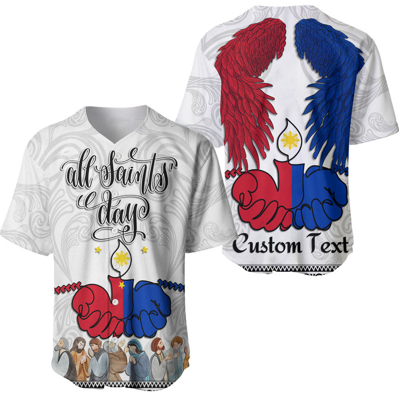 Custom Personalised Philippines Baseball Jersey All Saints' Day LT9 - Wonder Print Shop