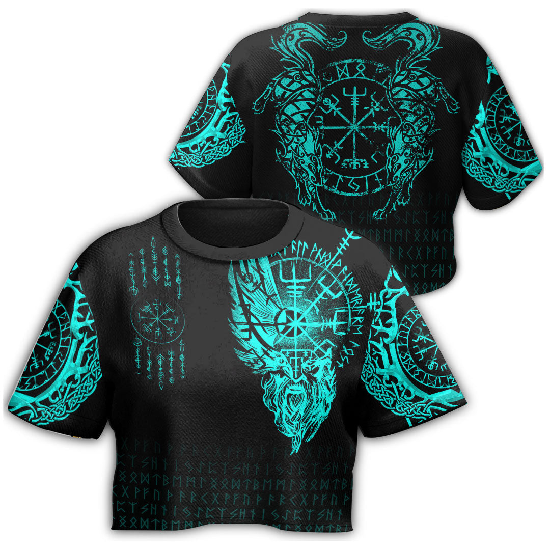viking-clothing-viking-compass-vegvisir-tattoo-cyan-version-croptop-t-shirt