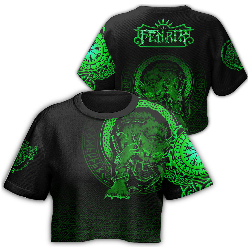 viking-viking-fenrir-norse-3d-green-croptop-t-shirt