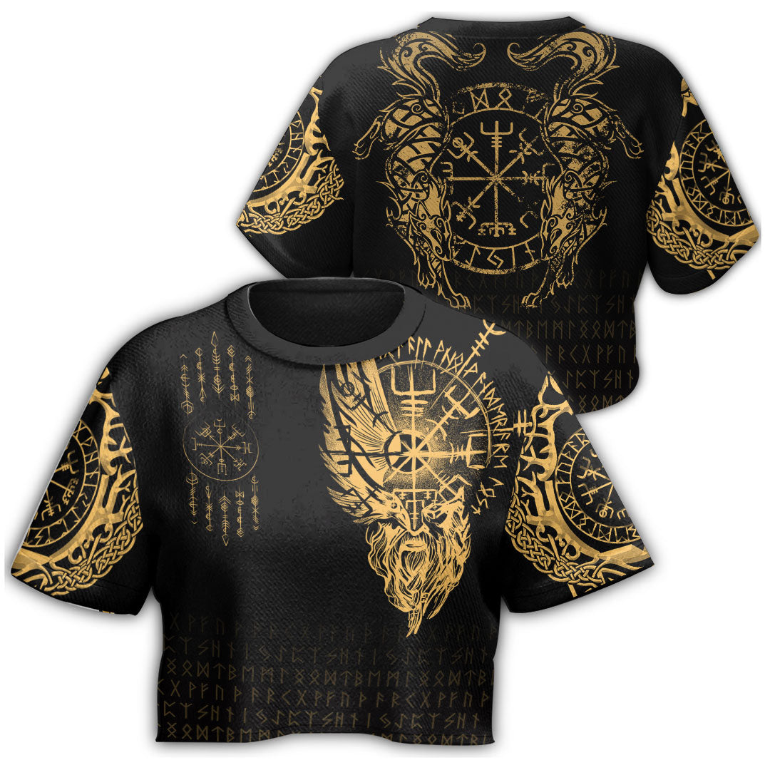 viking-clothing-viking-compass-vegvisir-tattoo-gold-version-croptop-t-shirt