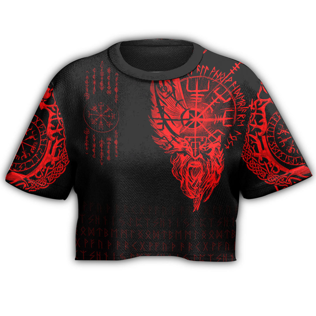 viking-clothing-viking-compass-vegvisir-tattoo-red-version-croptop-t-shirt