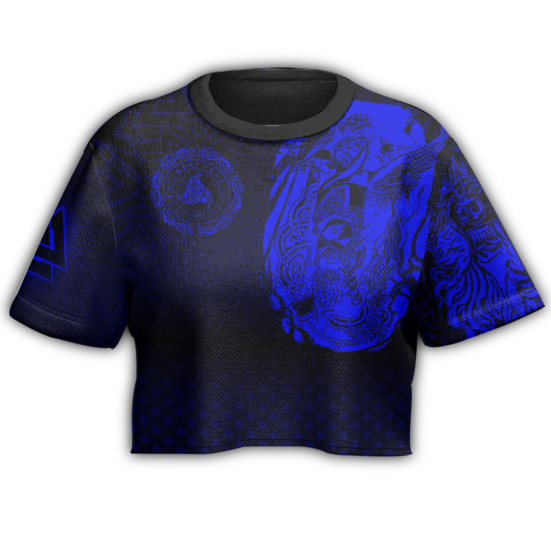 viking-clothing-viking-odin-raven-tattoo-style-blue-version-croptop-t-shirt