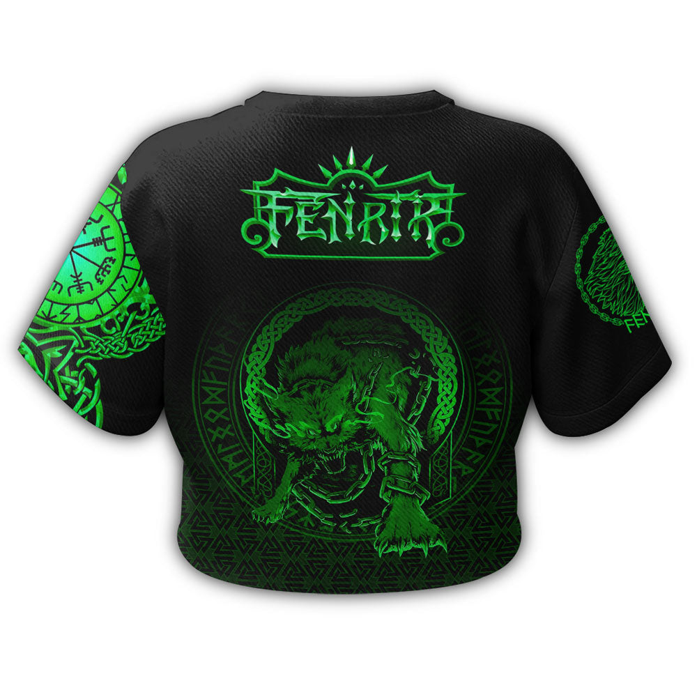 viking-viking-fenrir-norse-3d-green-croptop-t-shirt