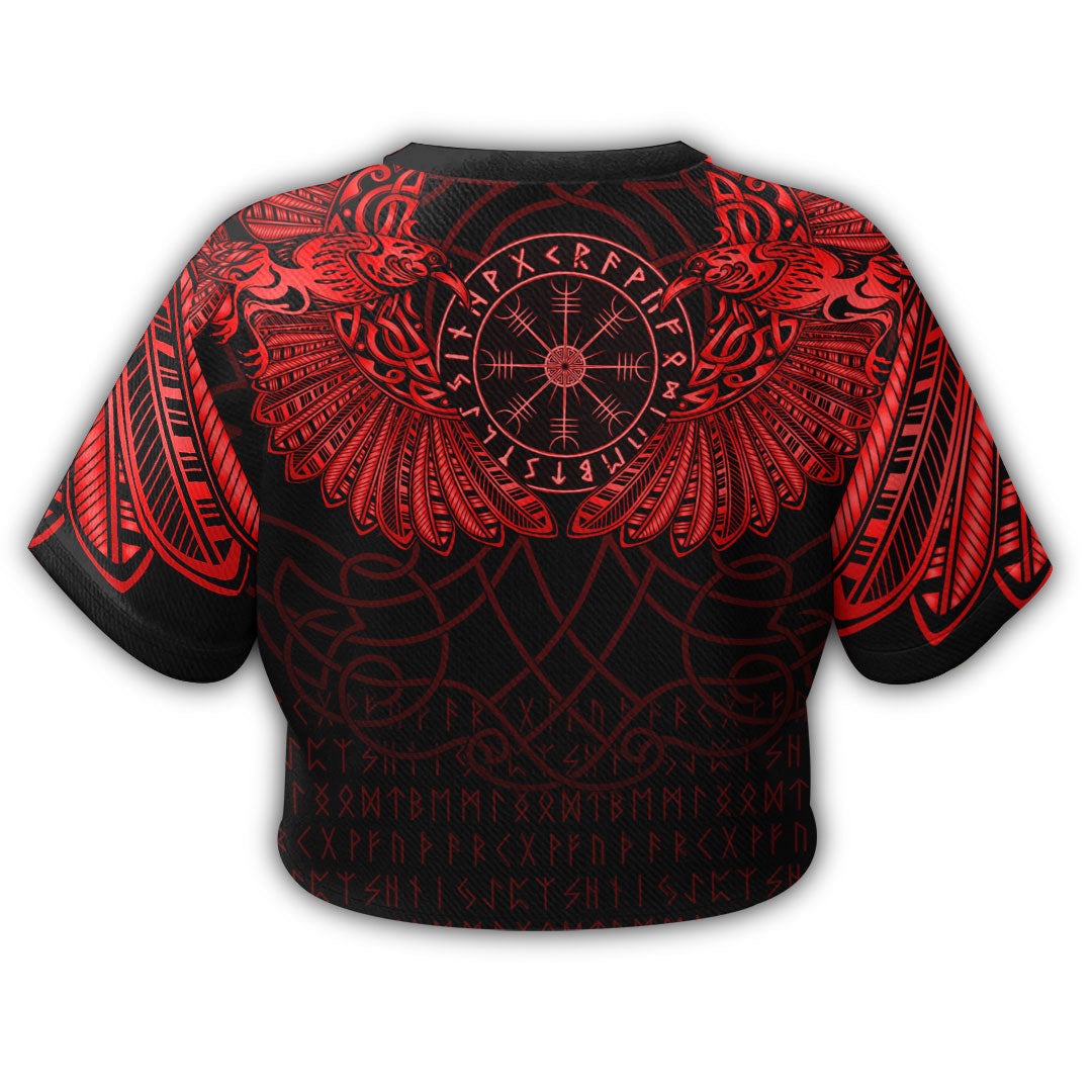 viking-clothing-viking-odins-celtic-two-ravens-red-version-croptop-t-shirt