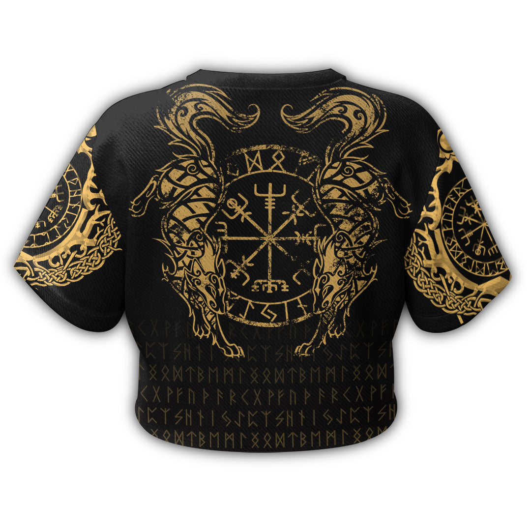 viking-clothing-viking-compass-vegvisir-tattoo-gold-version-croptop-t-shirt