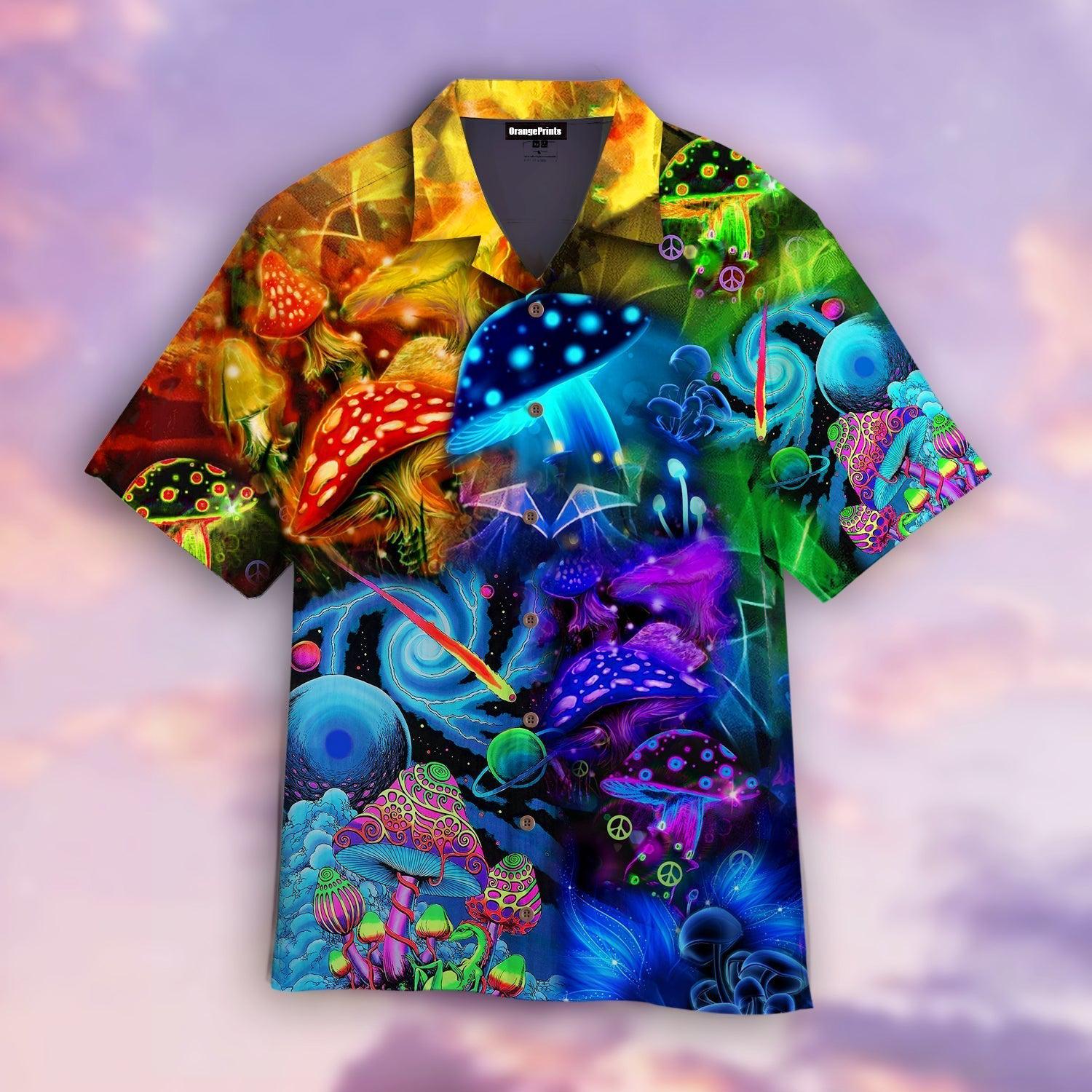 Amazing Magic Mushroom Hawaiian Shirt - Wonder Print Shop