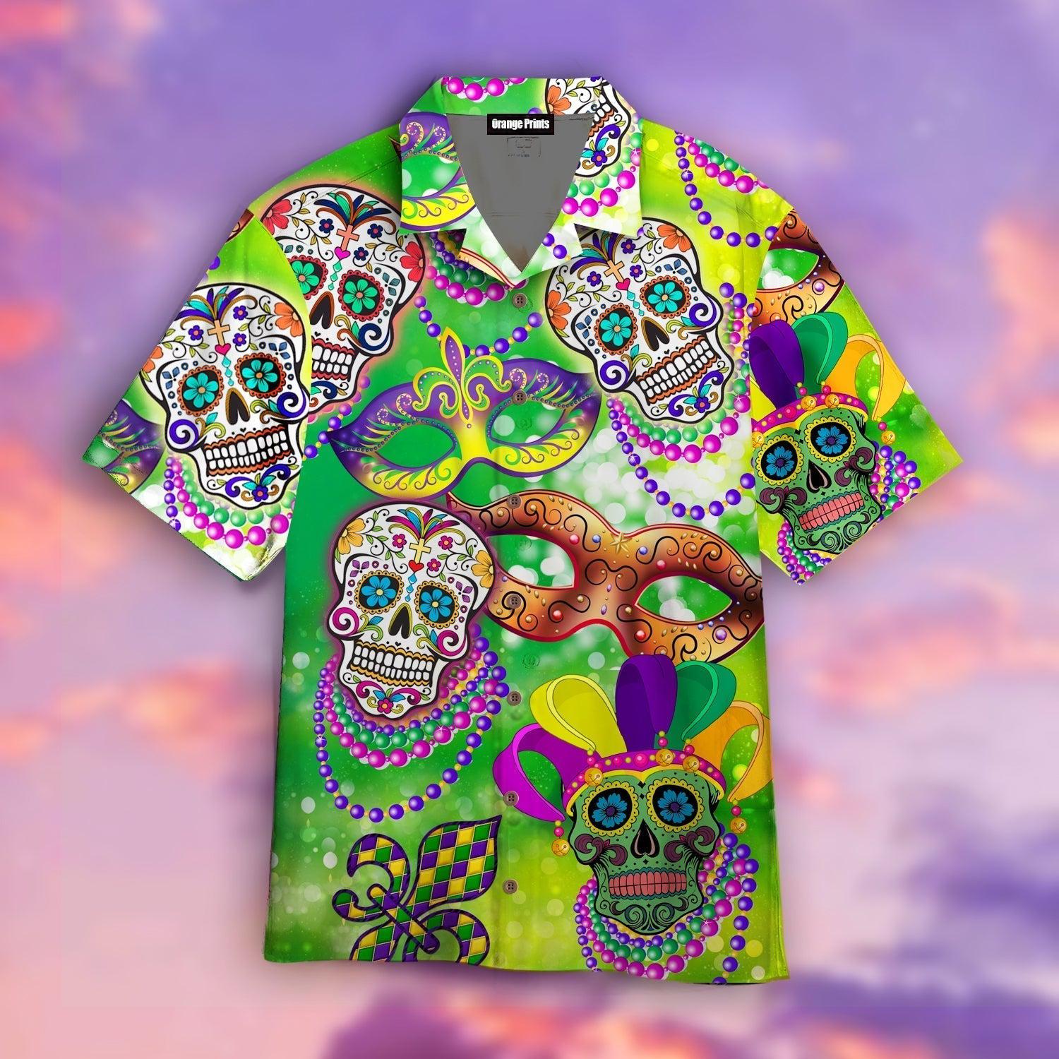 amazing-sugar-skull-happy-mardi-gras-2022-hawaiian-shirt