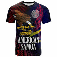 American Samoa T Shirt Custom Seal Of American Samoa Gradient Color Style LT10 - Wonder Print Shop