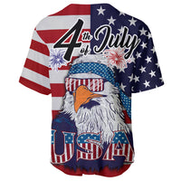 American Flag Eagle Style Baseball Jersey RLT12 - Wonder Print Shop