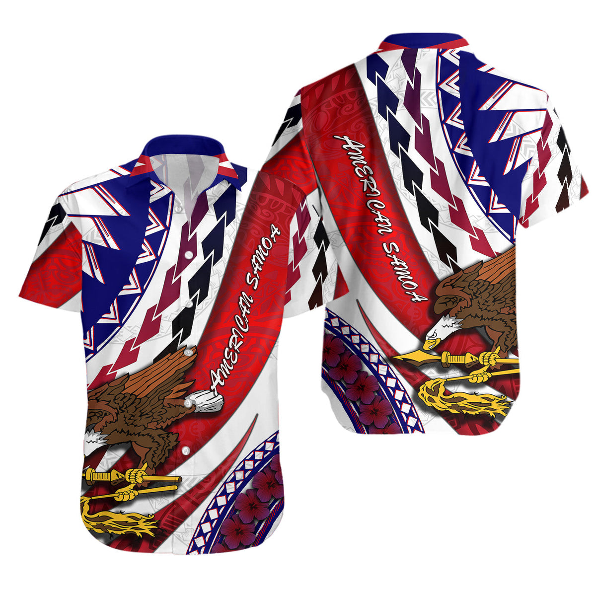 Gift For Couple - Matching Hawaiian Shirt And Dress American Samoa LT9 - Wonder Print Shop