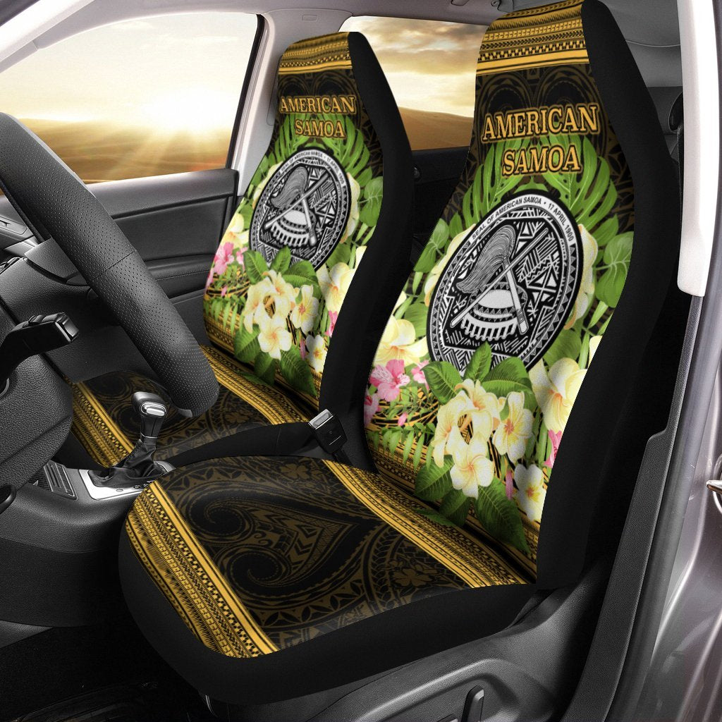 american-samoa-car-seat-cover-polynesian-gold-patterns-collection