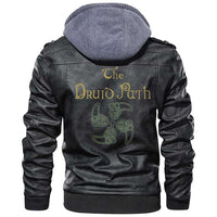 Viking Clothing Viking Ancient Celtic Zipper Leather Jacket RLT12 - Wonder Print Shop