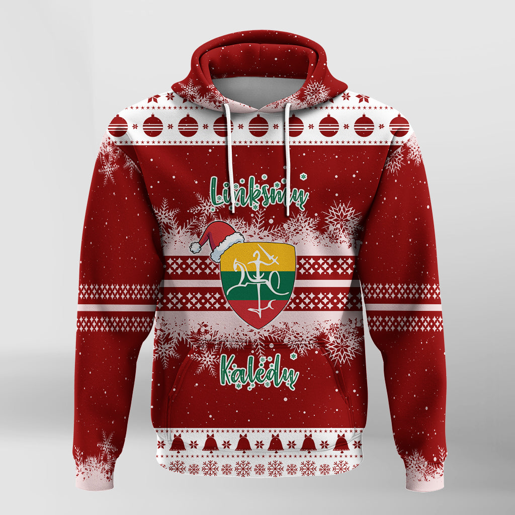 Kios Angel Lithuania Folk Style Christmas Hoodie - Wonder Print Shop