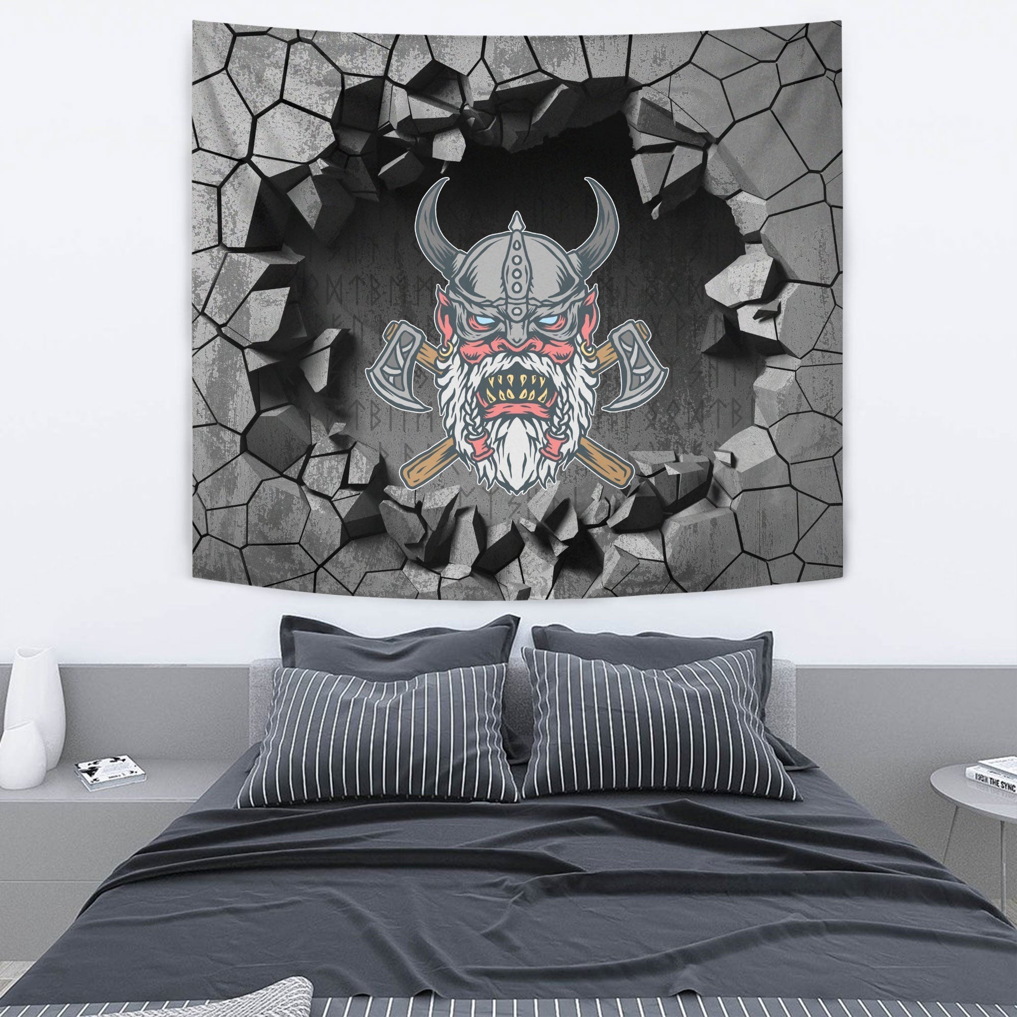 Viking Tapestry - Angry Old Tapestry RLT12 - Wonder Print Shop