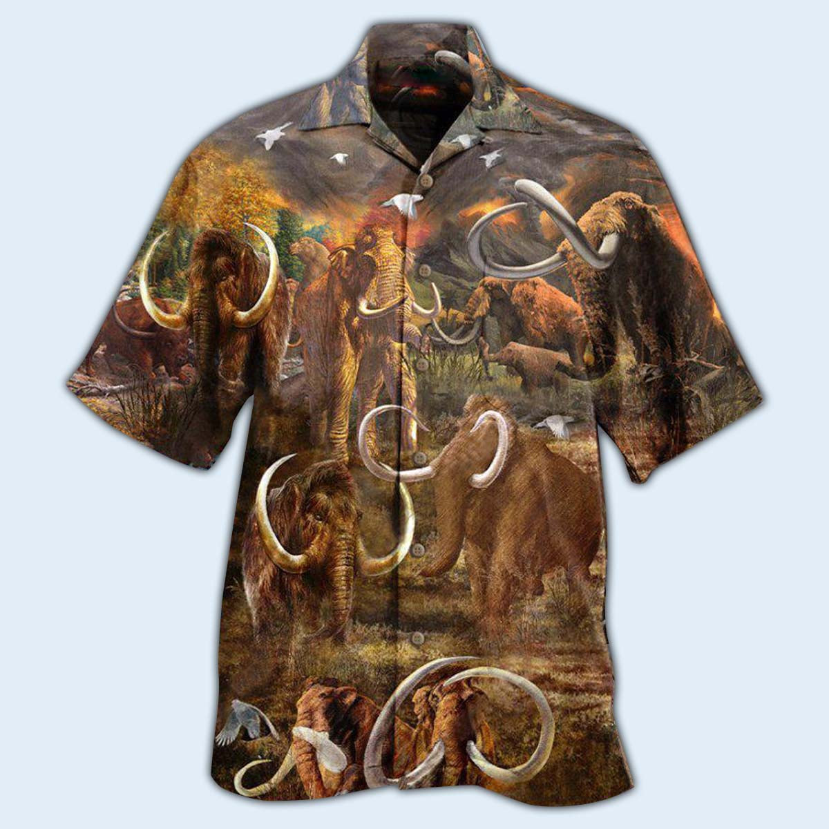 Mammoth Animals Bring Back The Mammoth Hawaiian Shirt - Wonder Print Shop