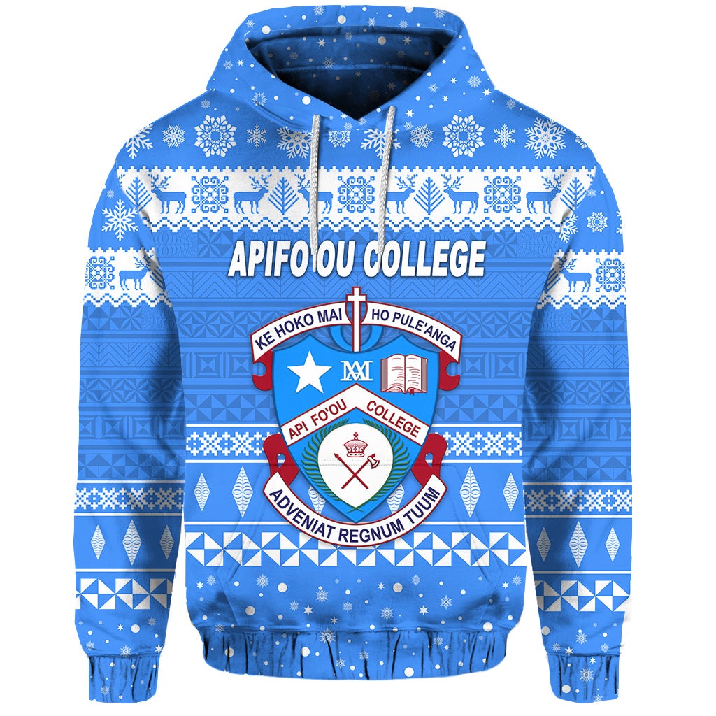 Custom Apifoou College Christmas Hoodie Simple Style LT8 - Wonder Print Shop