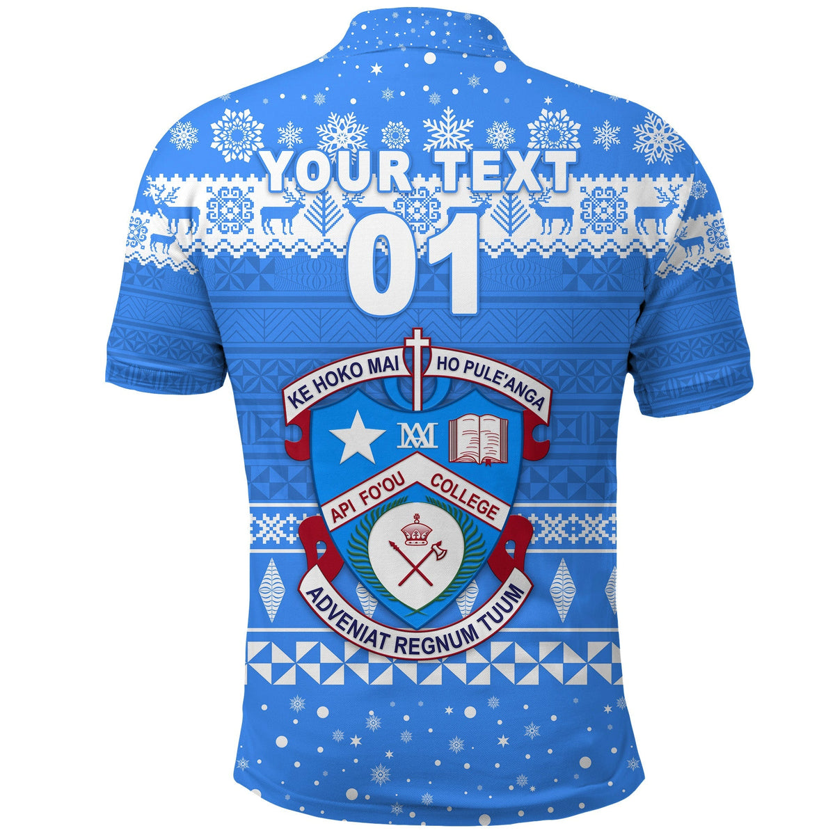 Custom Apifoou College Polo Shirt Christmas Simple Style LT8 - Wonder Print Shop