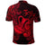 Custom Aquarius Zodiac Polynesian Polo Shirt Unique Style Red LT8 - Wonder Print Shop
