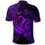 Custom Aquarius Zodiac Polynesian Polo Shirt Unique Style Purple LT8 - Wonder Print Shop