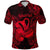 Custom Aquarius Zodiac Polynesian Polo Shirt Unique Style Red LT8 - Wonder Print Shop