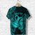 Aquarius Zodiac Polynesian T Shirt Unique Style Turquoise LT8 - Wonder Print Shop