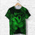 Custom Aquarius Zodiac Polynesian T Shirt Unique Style Green LT8 - Wonder Print Shop