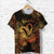 Aquarius Zodiac Polynesian T Shirt Unique Style Gold LT8 - Wonder Print Shop