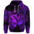 Aquarius Zodiac Polynesian Zip Hoodie Unique Style Purple LT8 - Wonder Print Shop