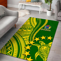 Cook Islands Polynesian Area Rug LT6 - Wonder Print Shop