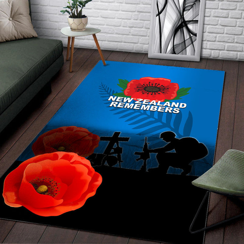 Anzac Day- New Zealand Remembers Area Rug LT6 - Wonder Print Shop