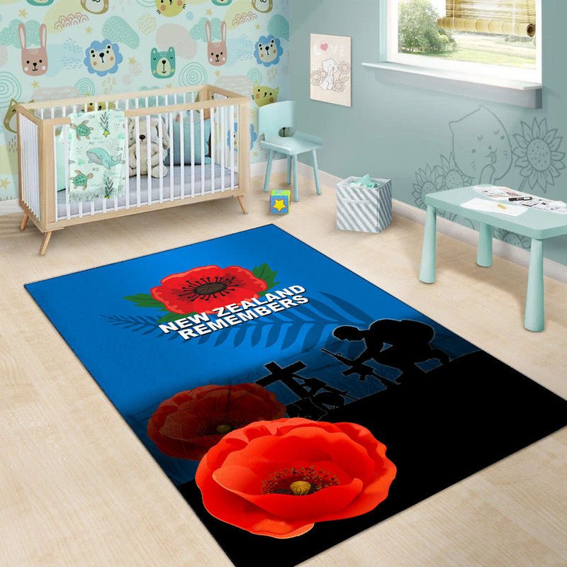 Anzac Day- New Zealand Remembers Area Rug LT6 - Wonder Print Shop