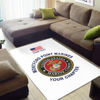 (Custom) Montford Point Marines Area Rug African-American Marine Corps Original - White LT8 - Wonder Print Shop