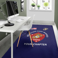 (Custom) Montford Point Marines Area Rug African-American Marine Corps Special - Navy LT8 - Wonder Print Shop