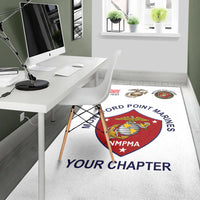(Custom) Montford Point Marines Area Rug African-American Marine Corps Unique - White LT8 - Wonder Print Shop