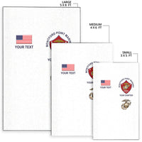 (Custom) Montford Point Marines Area Rug African-American Marine Corps Simple - White LT8 - Wonder Print Shop