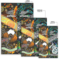 New Zealand Maori Aotearoa and Australia Aboriginal Area Rug Together Paua Shell LT8 - Wonder Print Shop