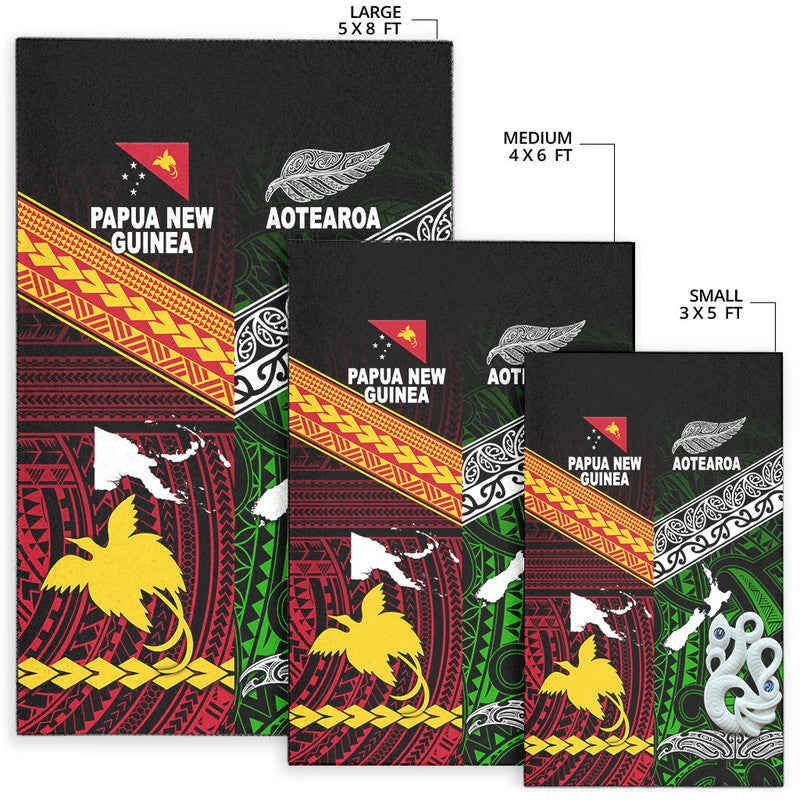 New Zealand and Papua New Guinea Area Rug Together Green LT8 - Wonder Print Shop