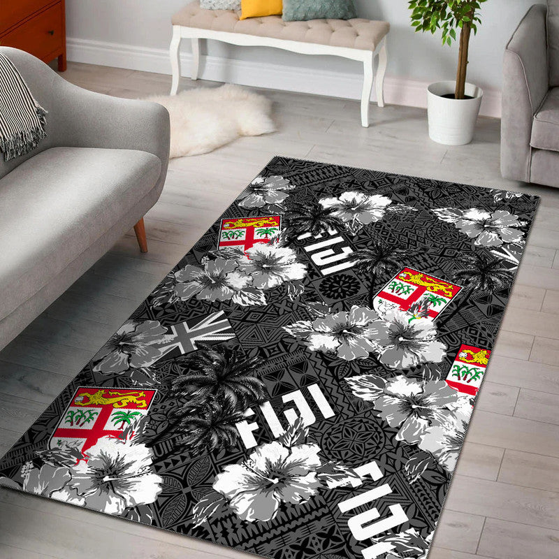 Fiji Hibiscus Area Rug Hawaii Style No.3 LT6 - Wonder Print Shop