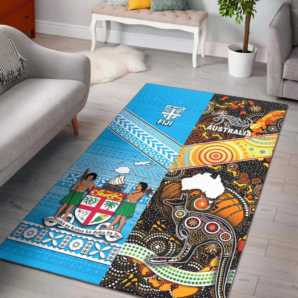 australia-aboriginal-and-fiji-tapa-area-rug-together