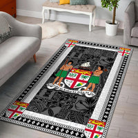 Fiji Area Rug White Style No.1 LT6 - Wonder Print Shop