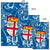 Fiji Area Rug Tapa Patterns Blue Style LT6 - Wonder Print Shop