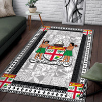 Fiji Area Rug Black Style No.1 LT6 - Wonder Print Shop