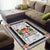 Fiji Area Rug Black Style No.1 LT6 - Wonder Print Shop
