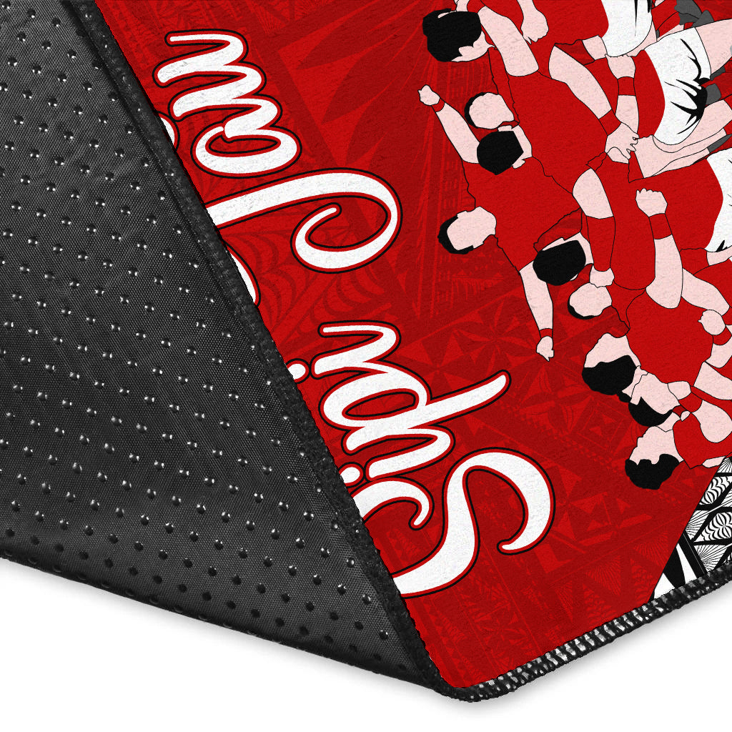 Tonga Rugby Ikale Tahi Sipi Tau Area Rug LT2 - Wonder Print Shop