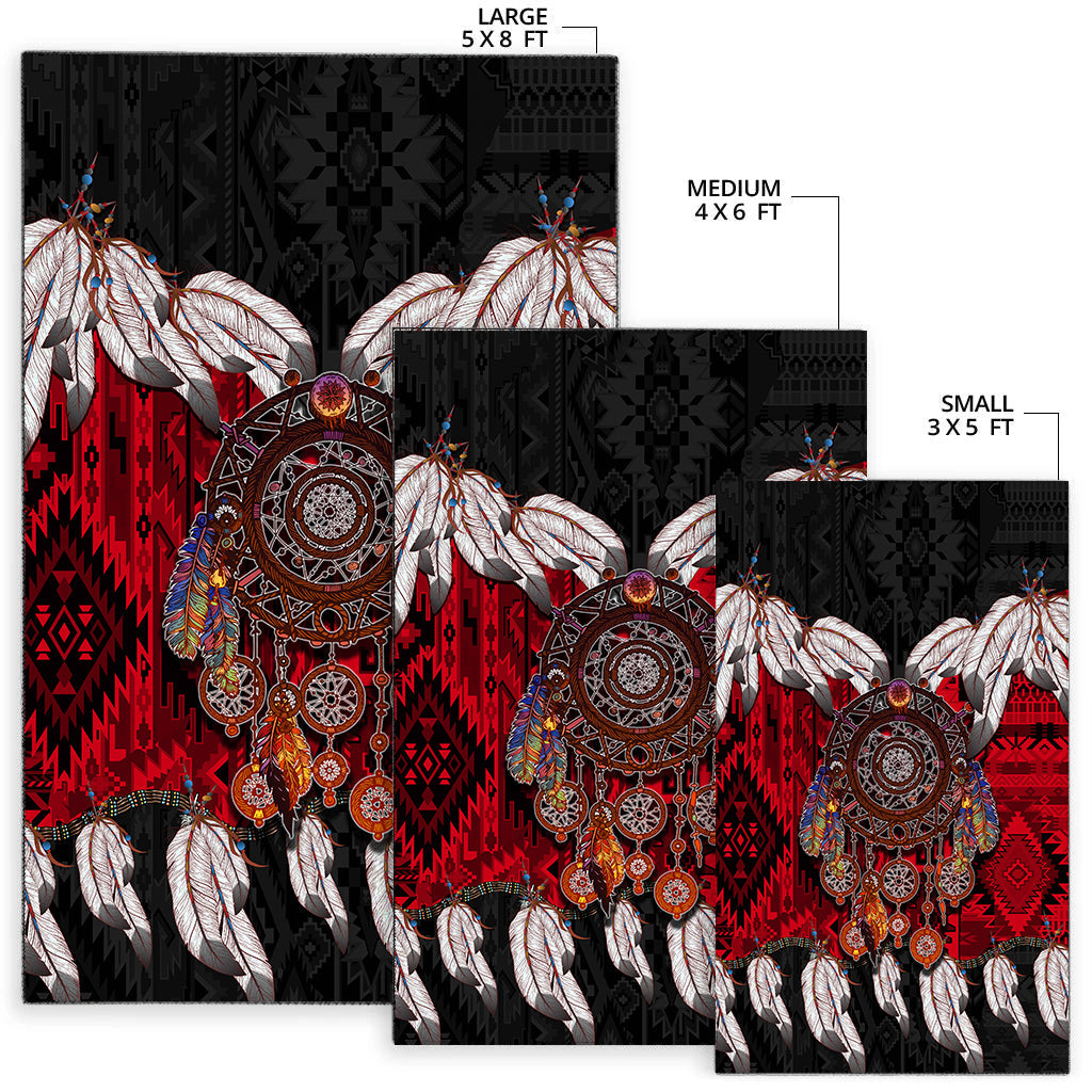 Native American Area Rug Native Dreamcatcher LT6 - Wonder Print Shop