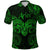 Custom Aries Zodiac Polynesian Polo Shirt Unique Style Green LT8 - Wonder Print Shop