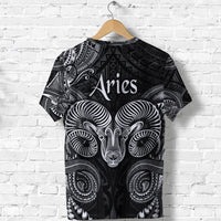 Aries Zodiac Polynesian T Shirt Unique Style Black LT8 - Wonder Print Shop