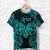 Aries Zodiac Polynesian T Shirt Unique Style Turquoise LT8 - Wonder Print Shop