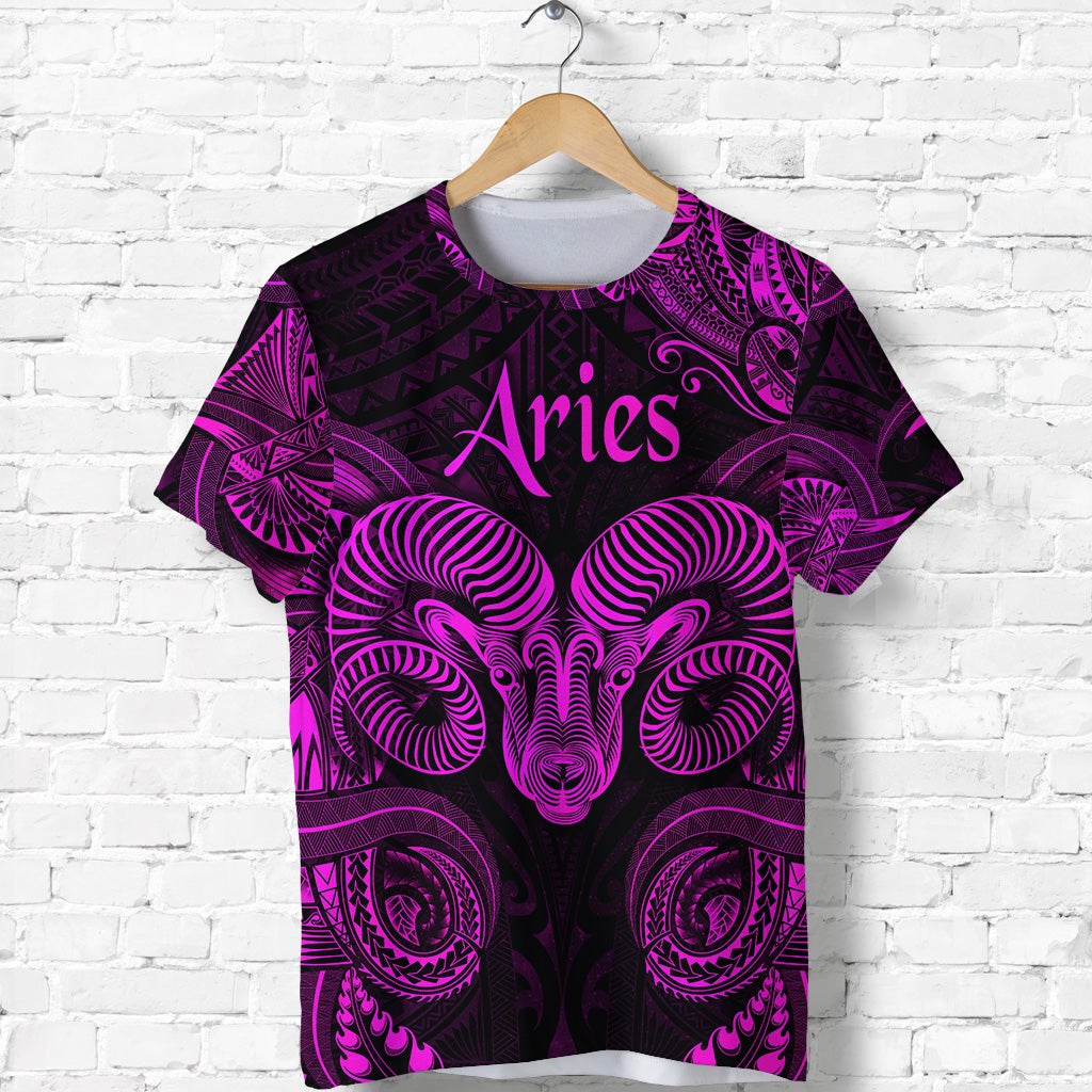 custom-personalised-aries-zodiac-polynesian-t-shirt-unique-style-pink