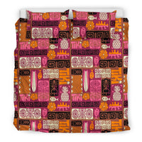 Hawaii Tiki Pattern 03 Bedding Set - Wonder Print Shop